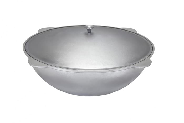 Казан алюм литой 9,0л д/плова алюм/кр ТМ KUKMARA.к90