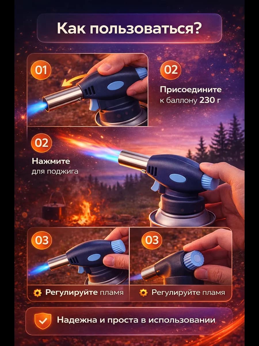 Газовая горелка NEW 915
