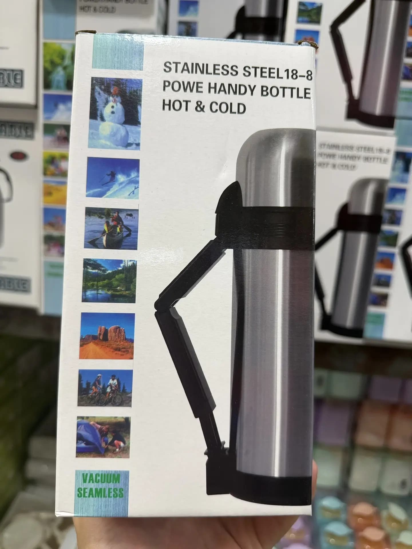 Термос пищевой 800 мл из нержавеющей стали, "TRAVEL BOTTLE"