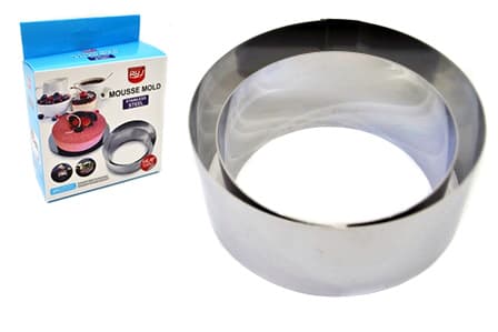 Набор колец для салата круглый 2шт "MOUSSE MOLD"