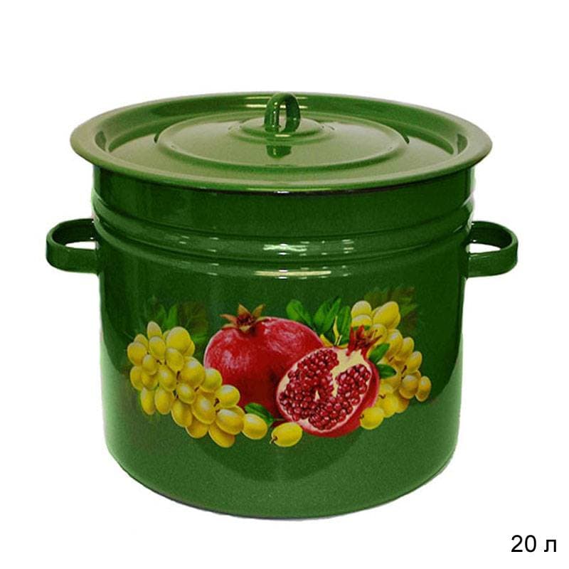Бак эмал 20,0 л с рис, С2827.СГ