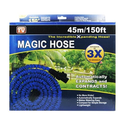 Шланг растягивающийся Magic Hose 45м (зелений и синий)