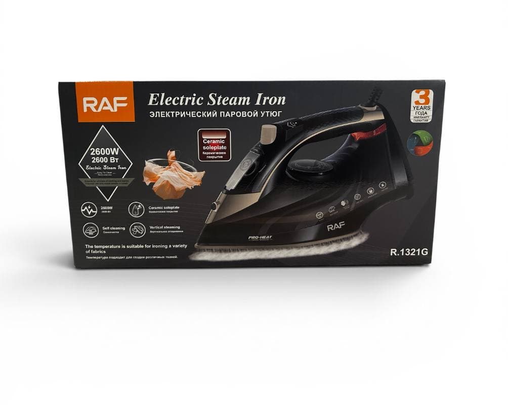 Утюги бытовой ручной паровой маленький портативный 2600 Вт, "Electric Steam Iron" R.1321S, RAF