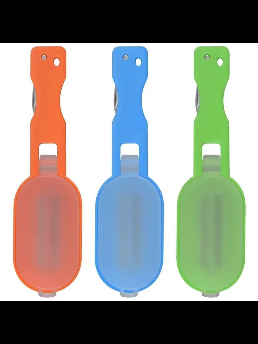 Рыбочистка с контейнером для чешуи, пластик/металл, 20х5х3,5 см "Kitchenware"
