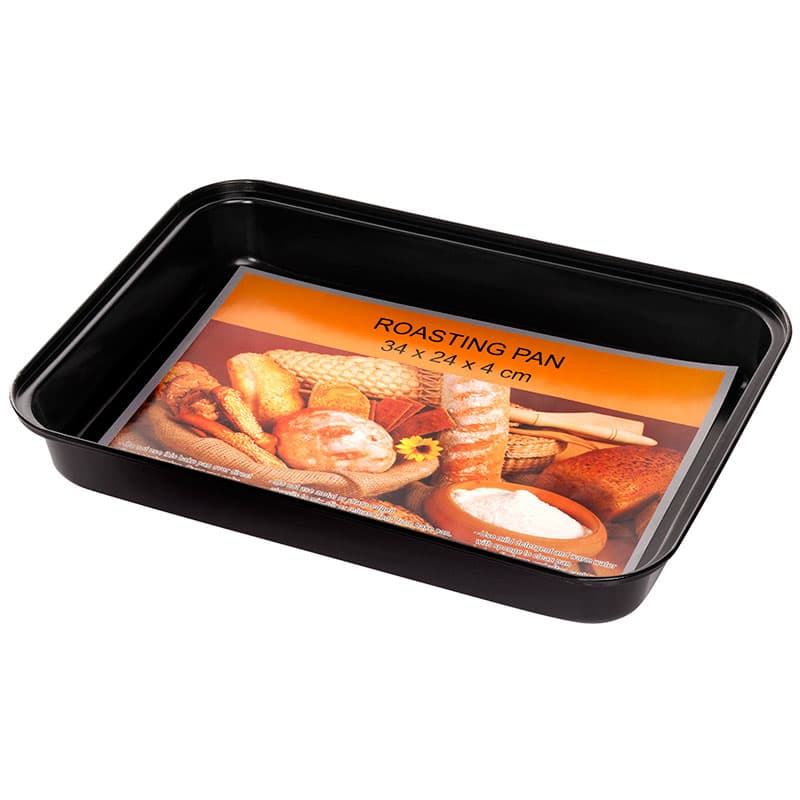 Форма для выпечки углеродное покрытие 47*32*5см."BAKING PAN"