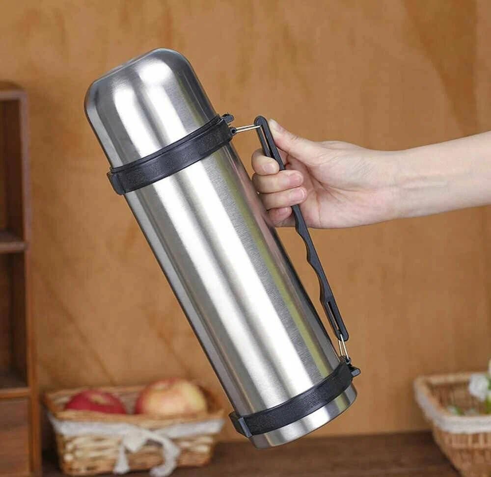 Термос пищевой 1000 мл из нержавеющей стали, "TRAVEL BOTTLE"
