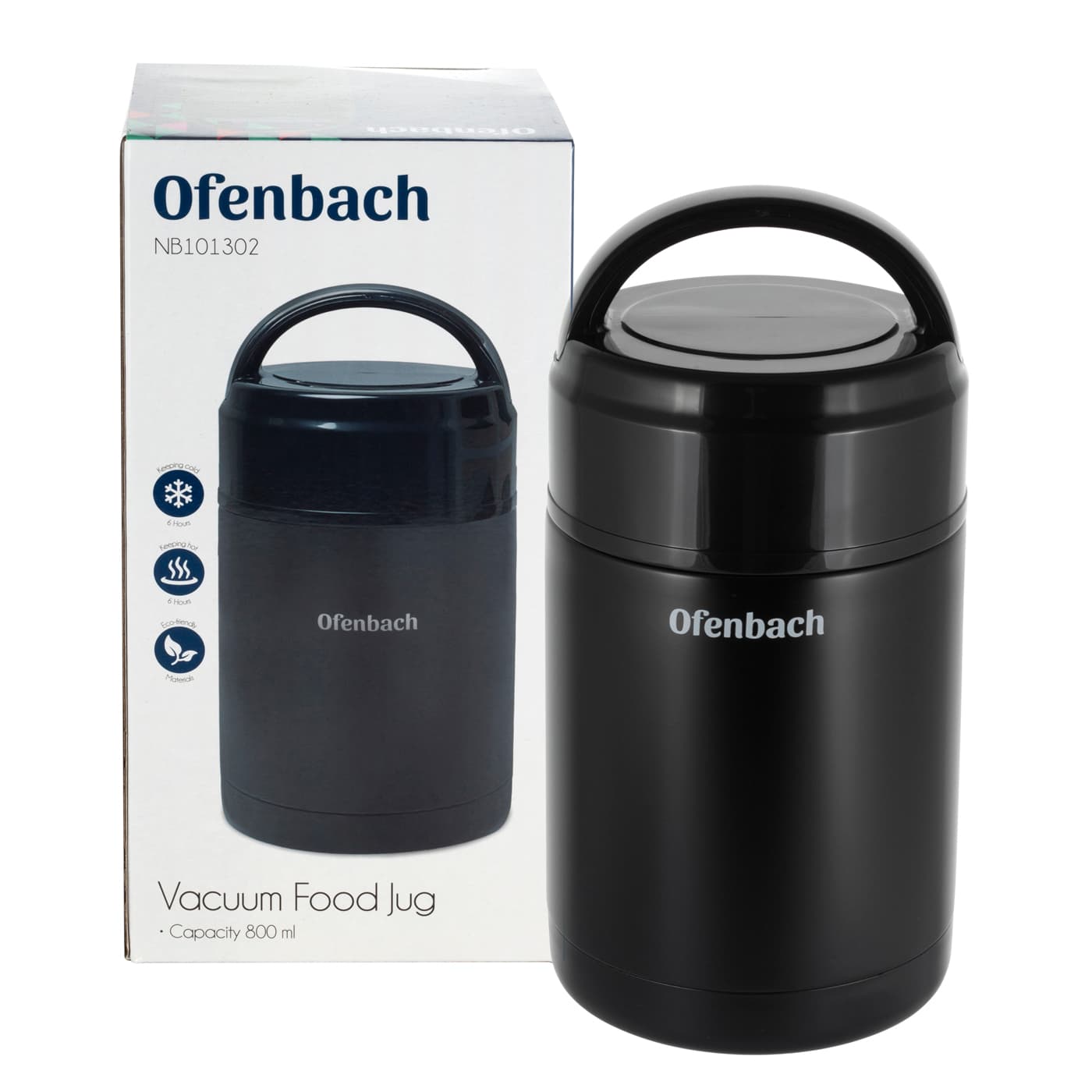 Термос для еды 800 мл. из нержавеющей стали Ofenbach NB 101302