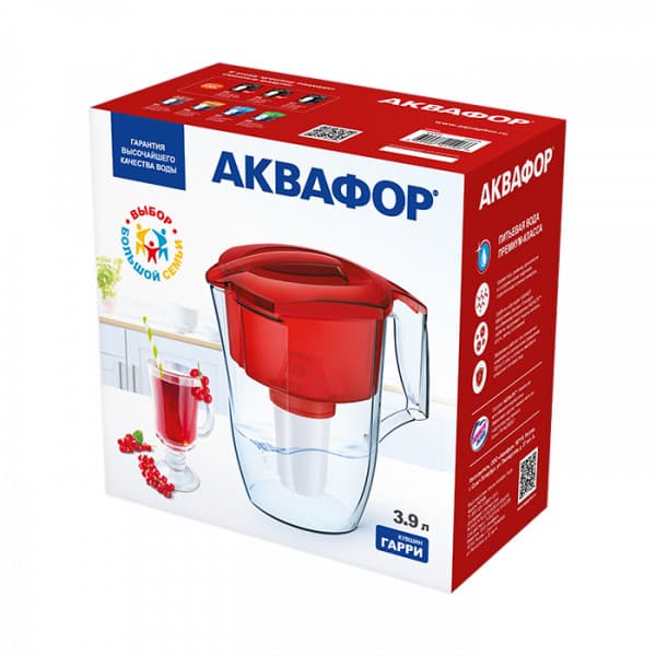 Кувшин (Фильтры) для воды 3.9л "Аквафор ГАРРИ"