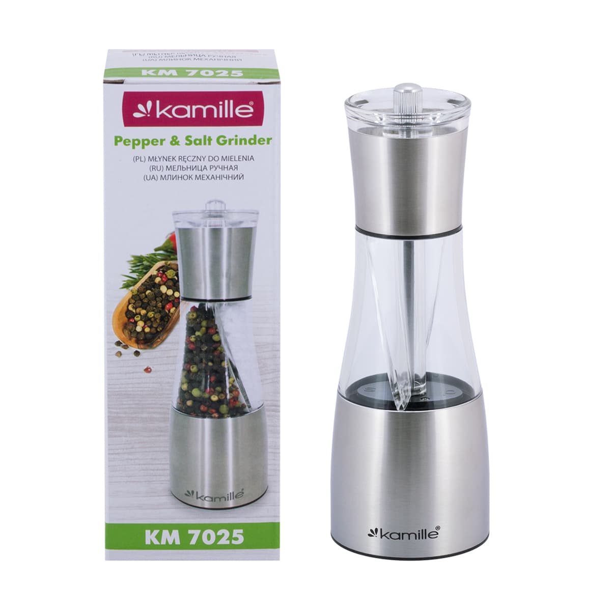Мельница для специй двойная Kamille KM 7025