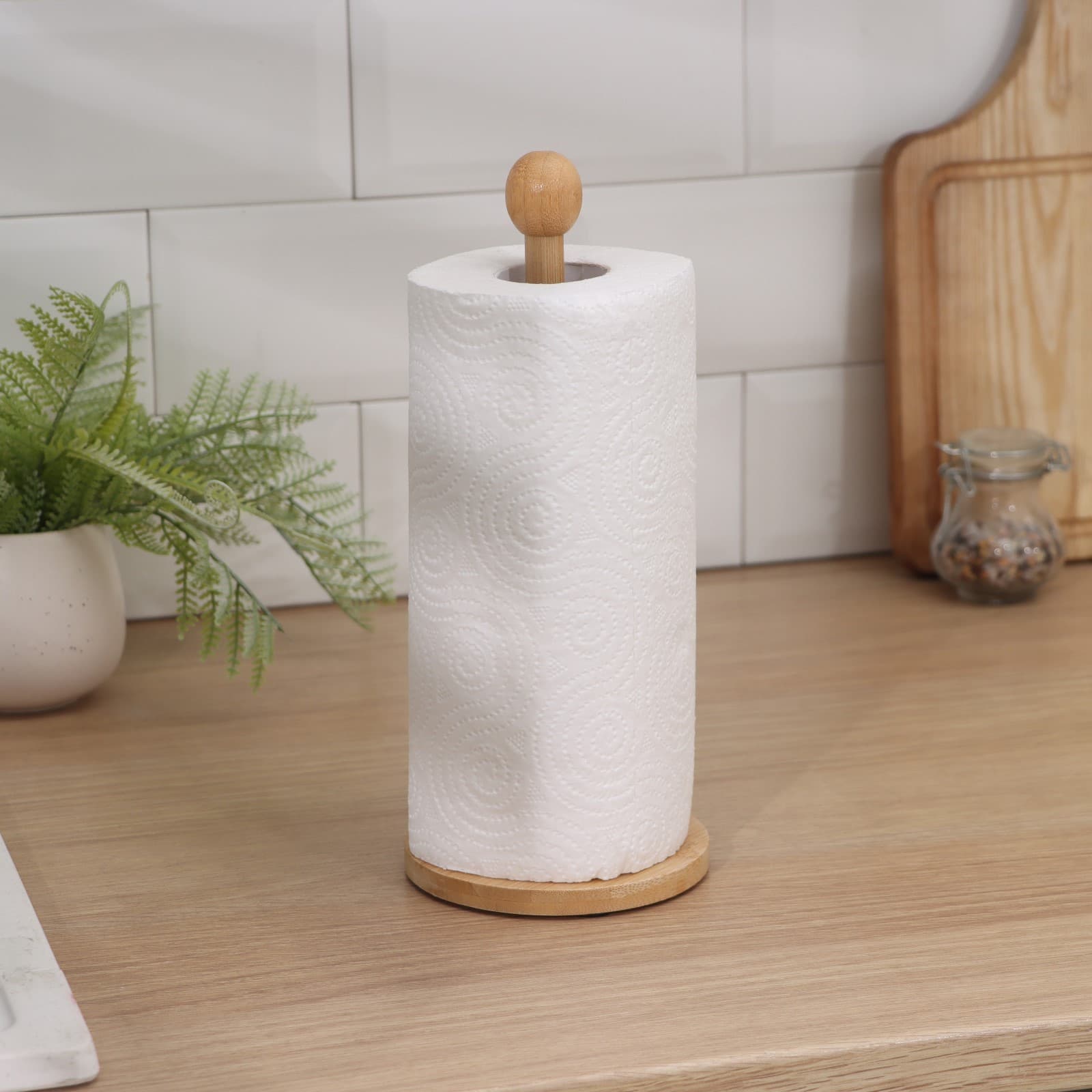 Держатель для бумажных полотенец "БАМБУК" TATA bamboo & wood