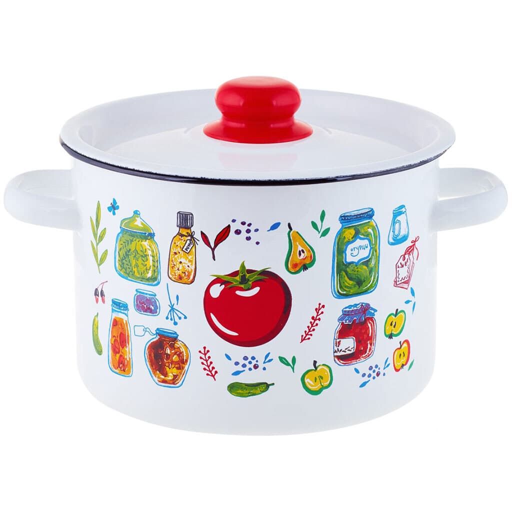 Кастрюля эмал цил Marinades 9,0л TM Appetite. 1с200c