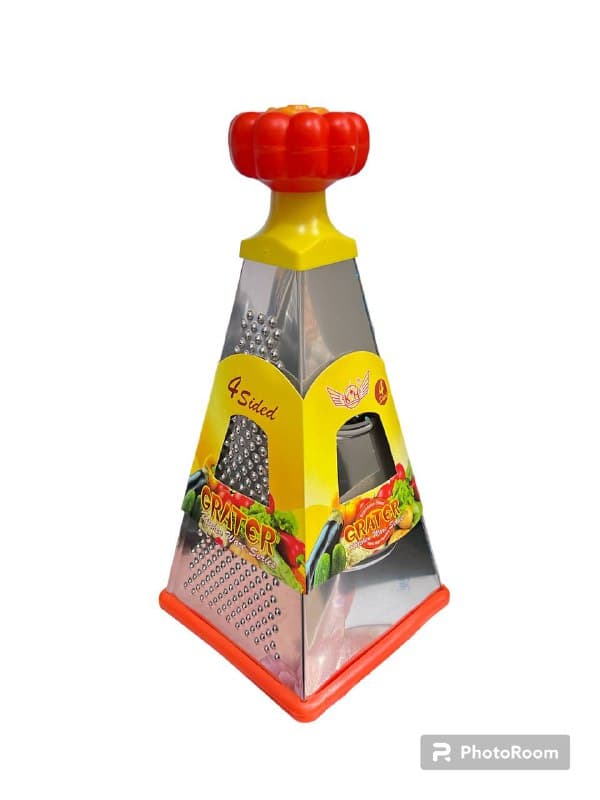 Терка "GRATER" 4-х сторонняя из стали 20см