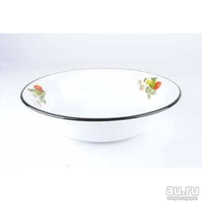 Миска эмал 4,0л с рис С0313 С0313.СГ