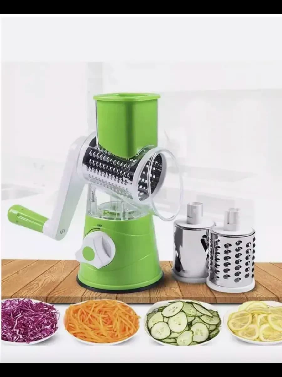 Овощерезка 3 насадки "TABLETOP DRUM GRATER"