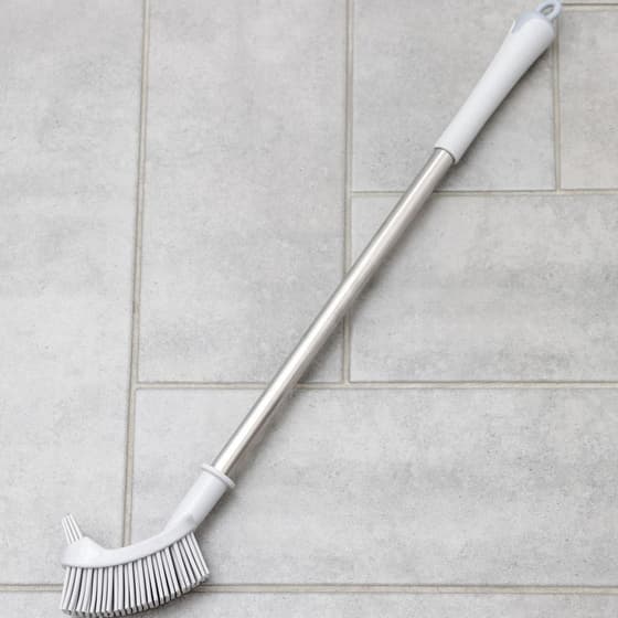 Щетка длинная ручка для унитаза двухсторонняя силиконовая 50см. "Toilet brush"