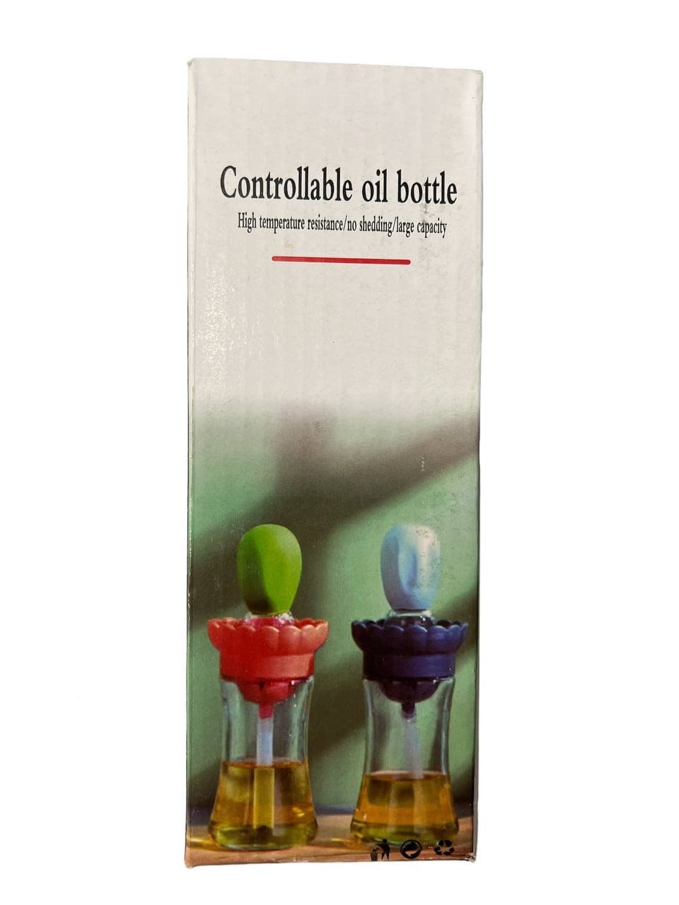 Емкость для масла 150мл с силиконовой щеткой, "Controllable oil bottle"