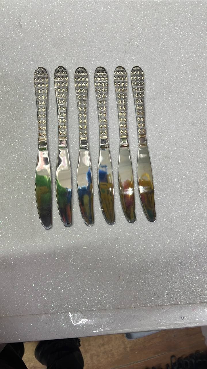 Нож столовый "Змеи" "Tableware" 6шт