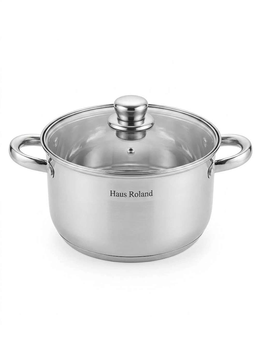 Кастрюля 28x16.5cm./10.1L из нержавеющей стали с крышкой.HousRoland HR131-21
