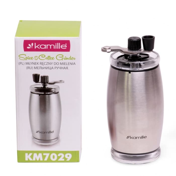 Кофемолка ручная (механическая) Ø42х34х36.5 см. Kamille КМ-7029
