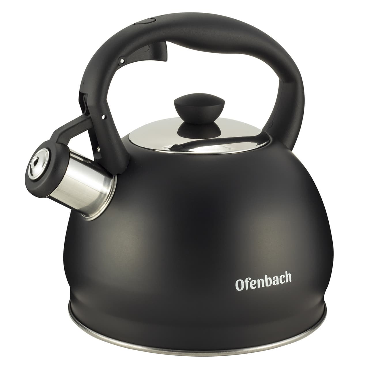 Чайник 2 л. из нержавеющей стали со свистком Ofenbach NB 100300