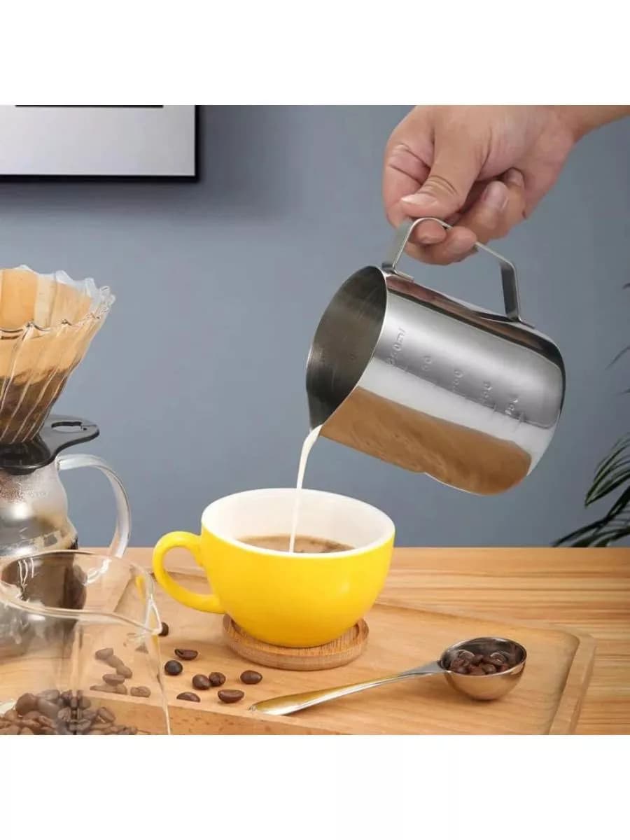 Питчер для молока 1л (34oz), с разметкой "POURING POT"