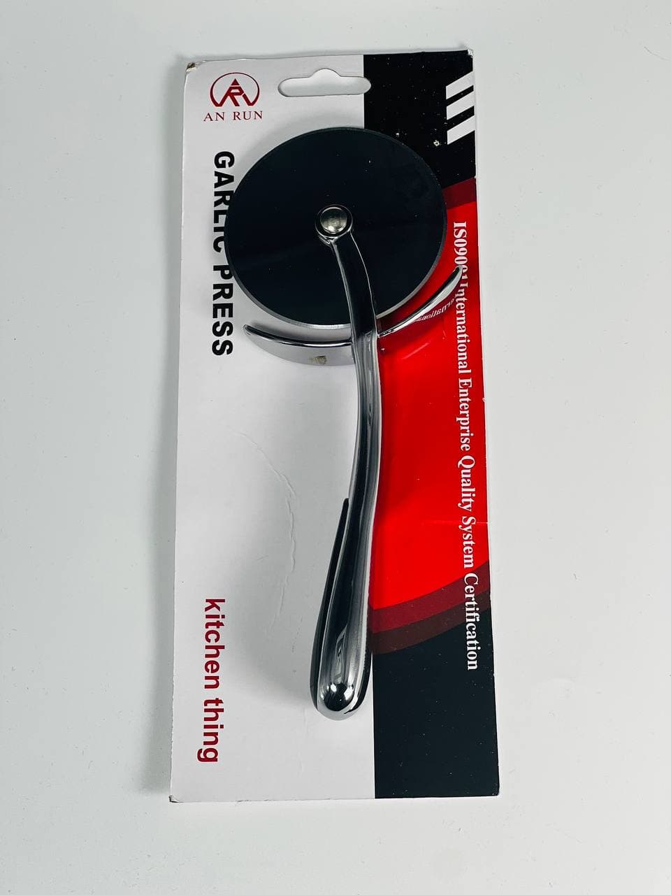 Нож для пиццы, металлический "AN RUN" GARLIC PRESS