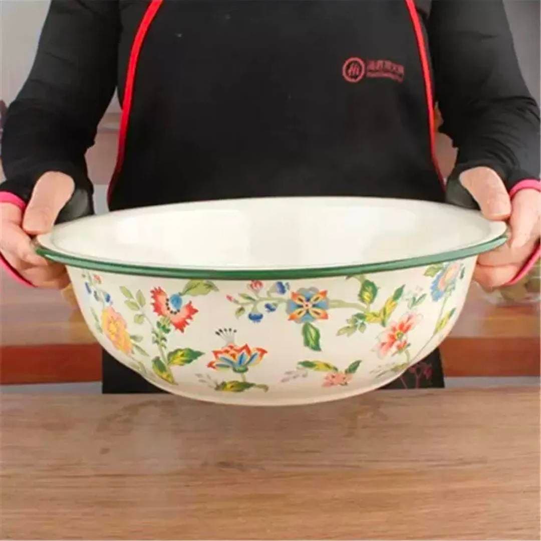 Таз металл, эмалированный, с/р, 40см, 12л арт:16567-28