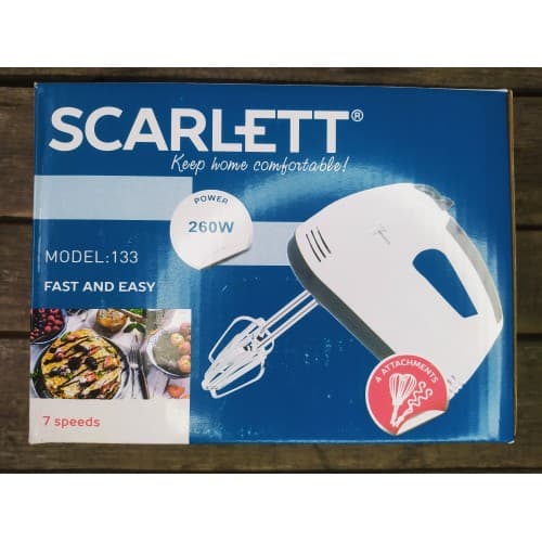 Миксер кухонный электрический Scarlett HE-133