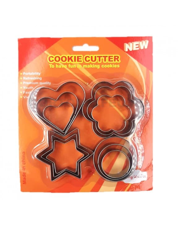 Набор форм для вырезания печенья из 12шт. COOKIE CUTTERS