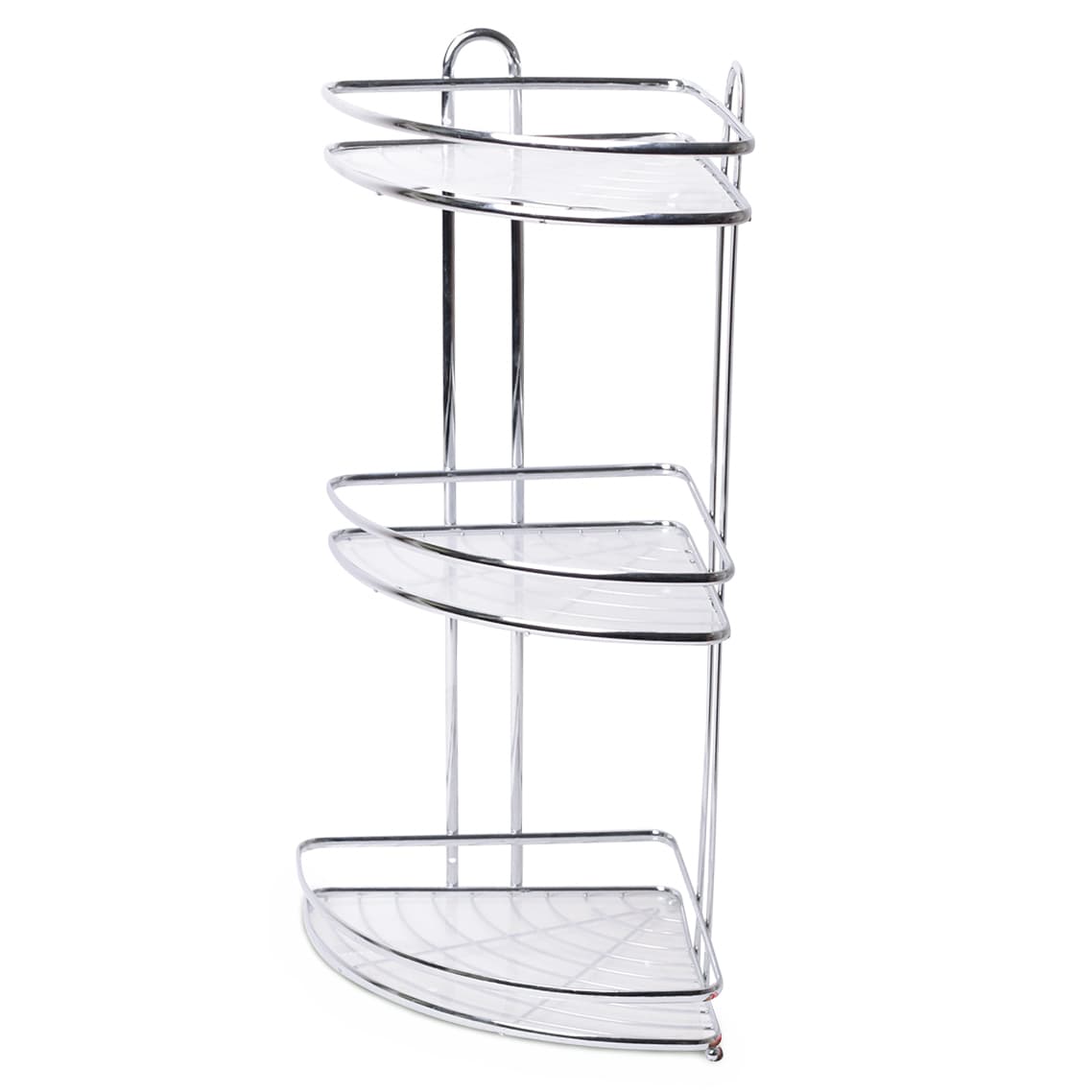 Полка для ванной 3-ярусная угловая Besser BS 0436D (34х25,5х58,5 см) из хромированной стали