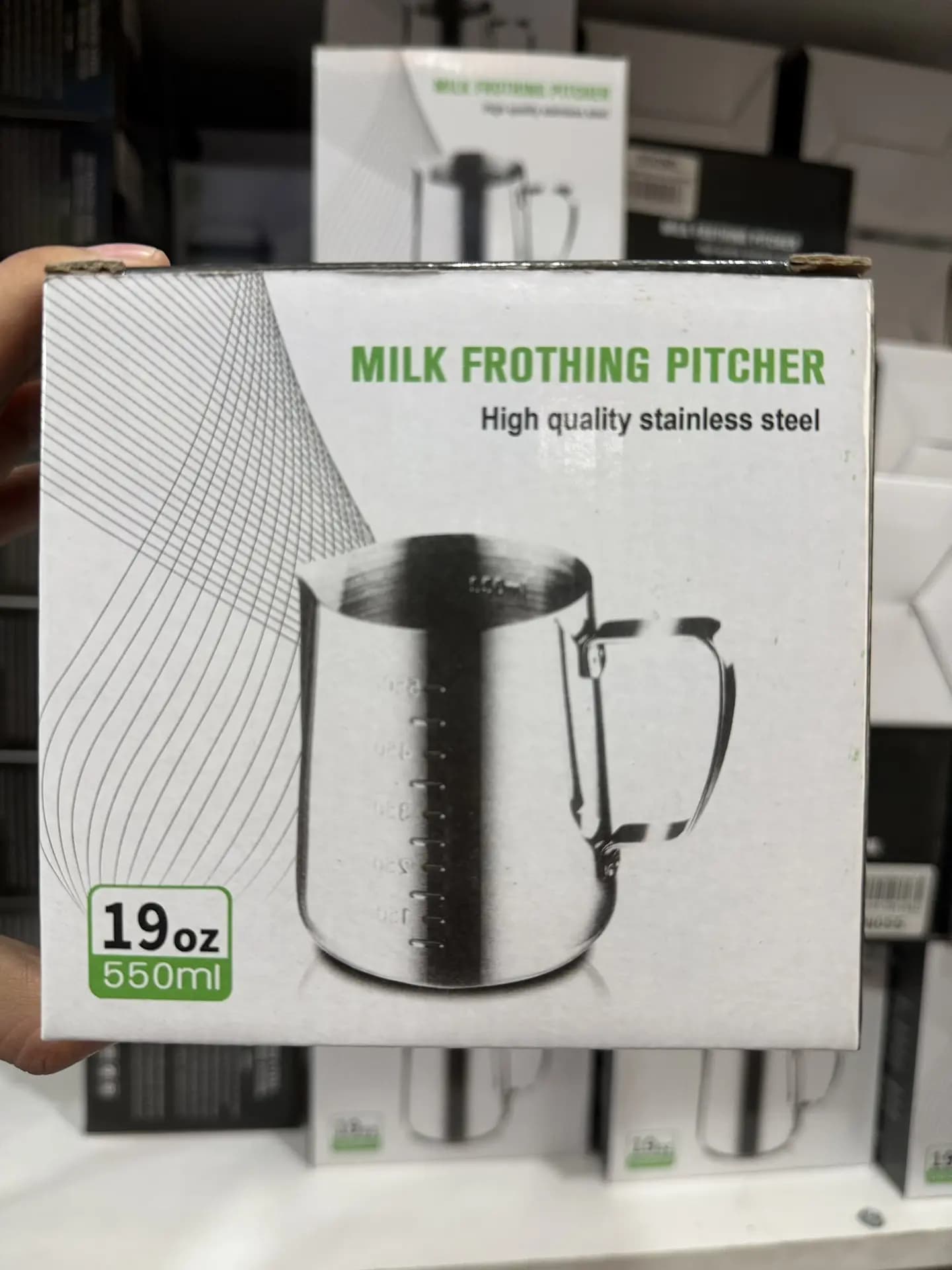 Питчер для молока 0.5л (19oz), с разметкой "POURING POT"