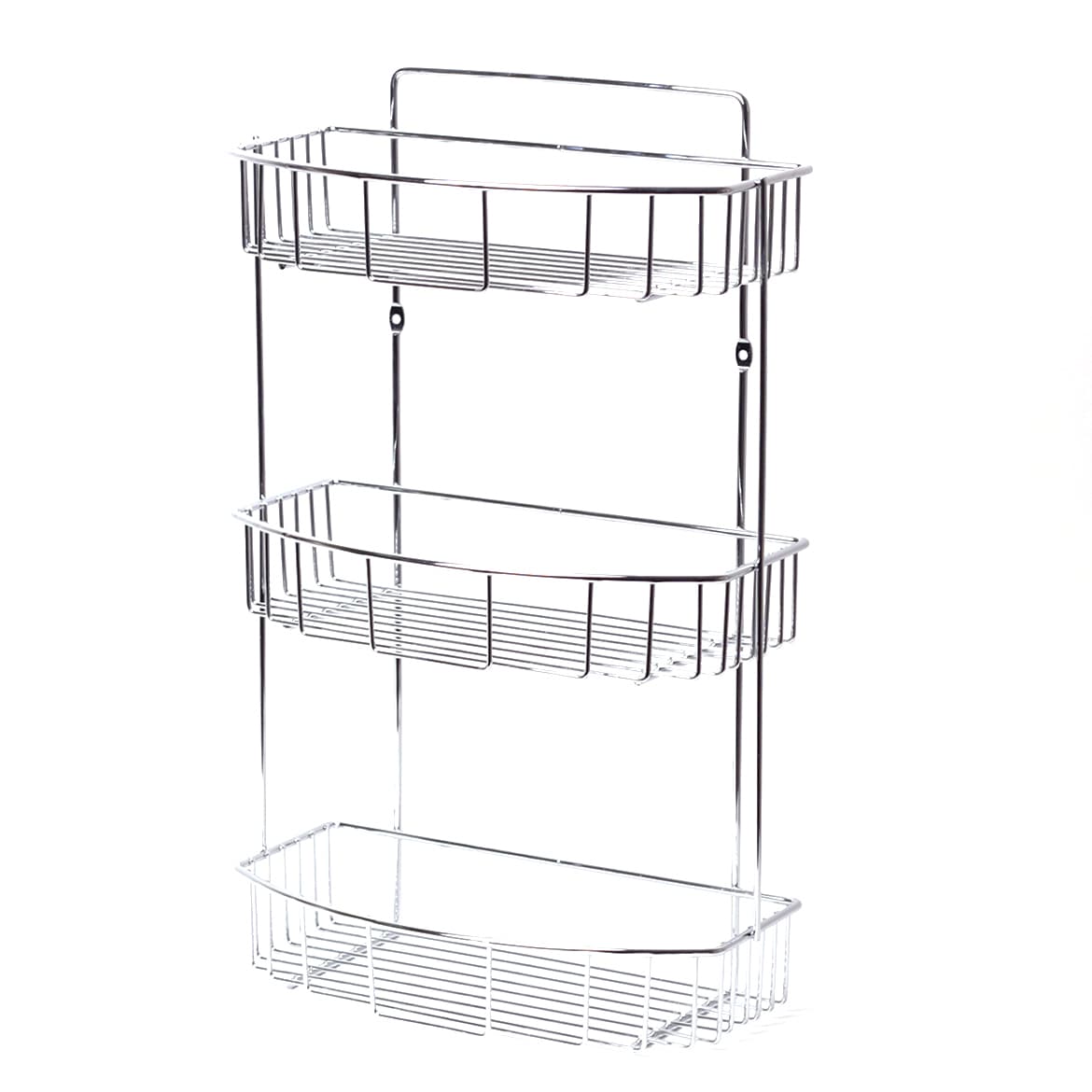Полка 3-ярусная прямая полуовальная Besser BS 0282E (30,5х15х49 см) из хромированной стали