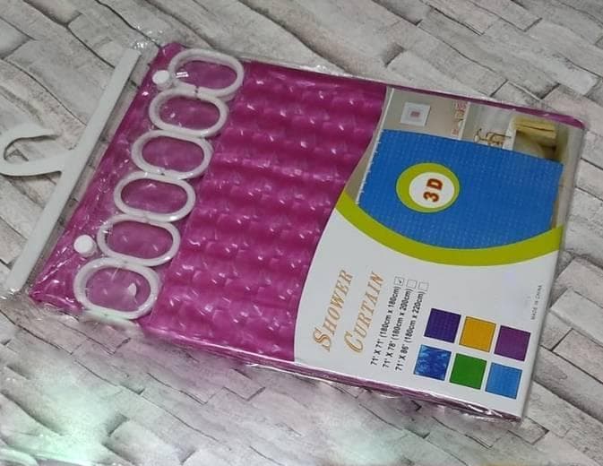 Шторка для ванной 3D 180 х 180 см