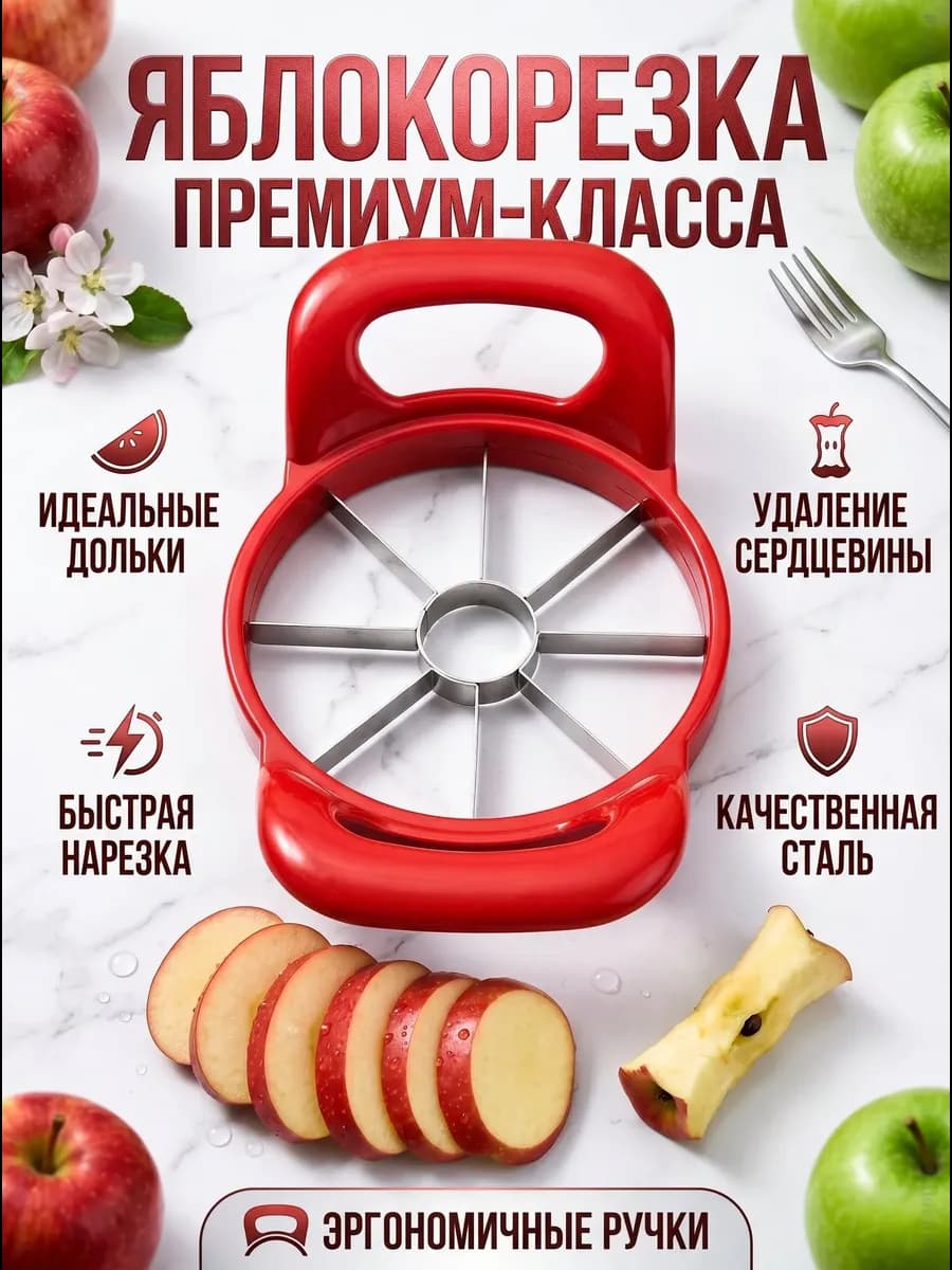Яблокорезка ручная с 8 лезвиями