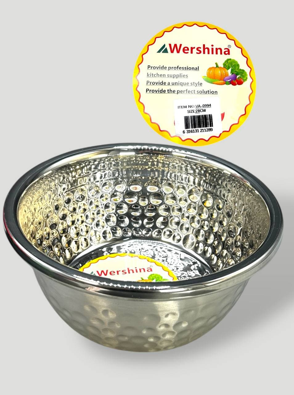 Миска Ø 24 см из нержавеющей стали Wershina