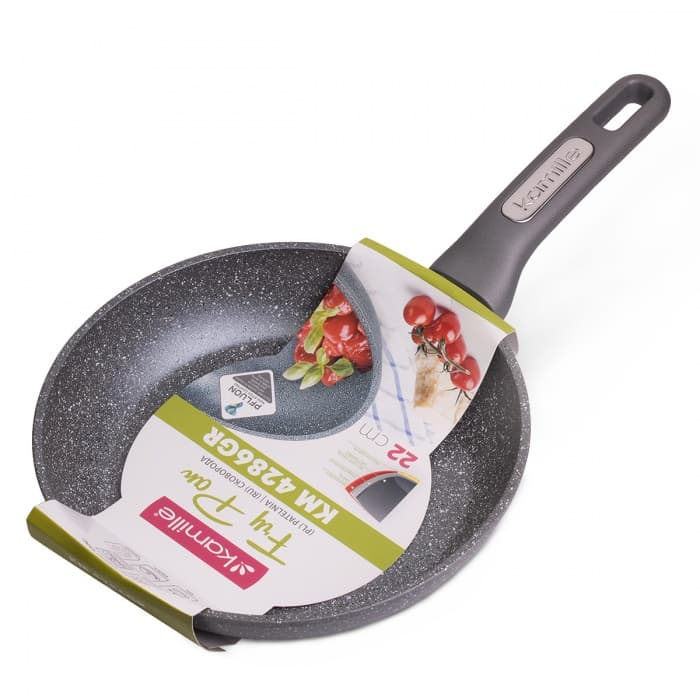Сковорода 22 см. с гранитным покрытием Kamille KM-4286GR