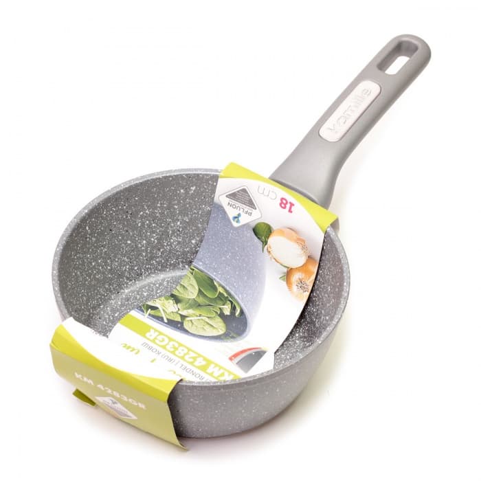 Ковш Ø18 см. с гранитным покрытием из алюминия Kamille KM-4283GR 18 см