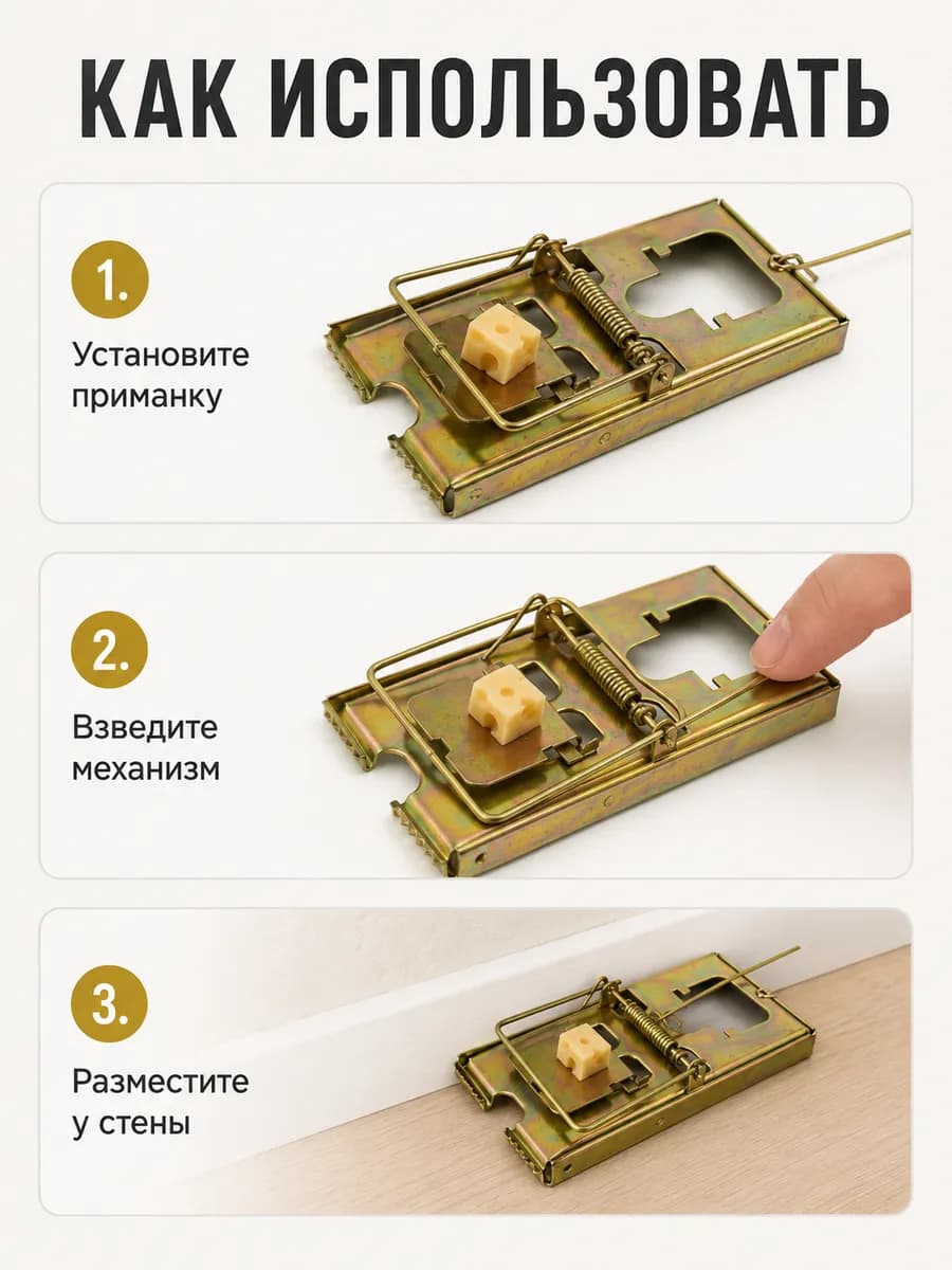 Мышеловка металлическое