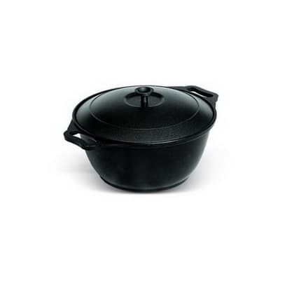 Кастрюля а/пр литая 4,0л алюм/кр ТМ KUKMARA.к40а
