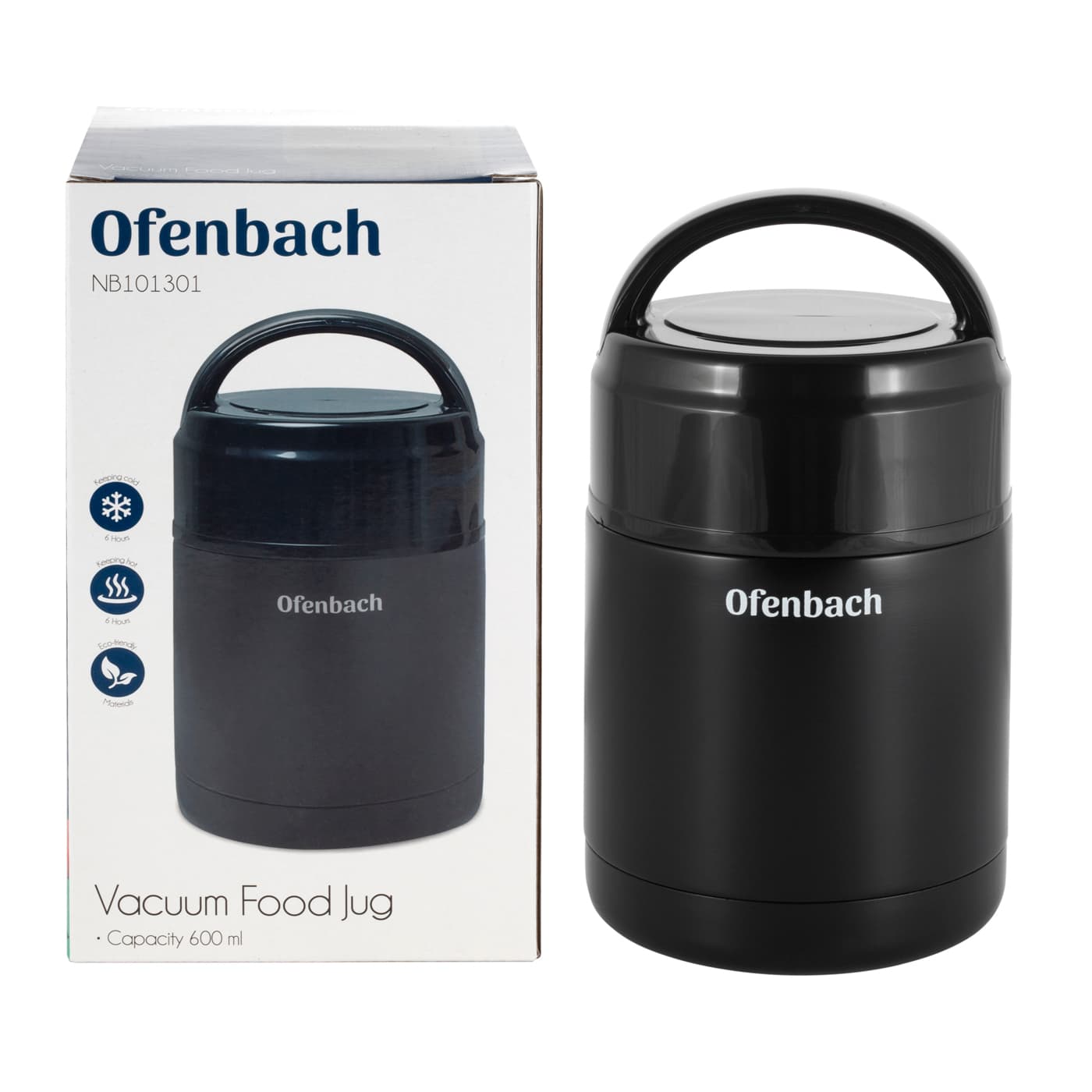 Термос для еды 600 мл. из нержавеющей стали Ofenbach NB 101301