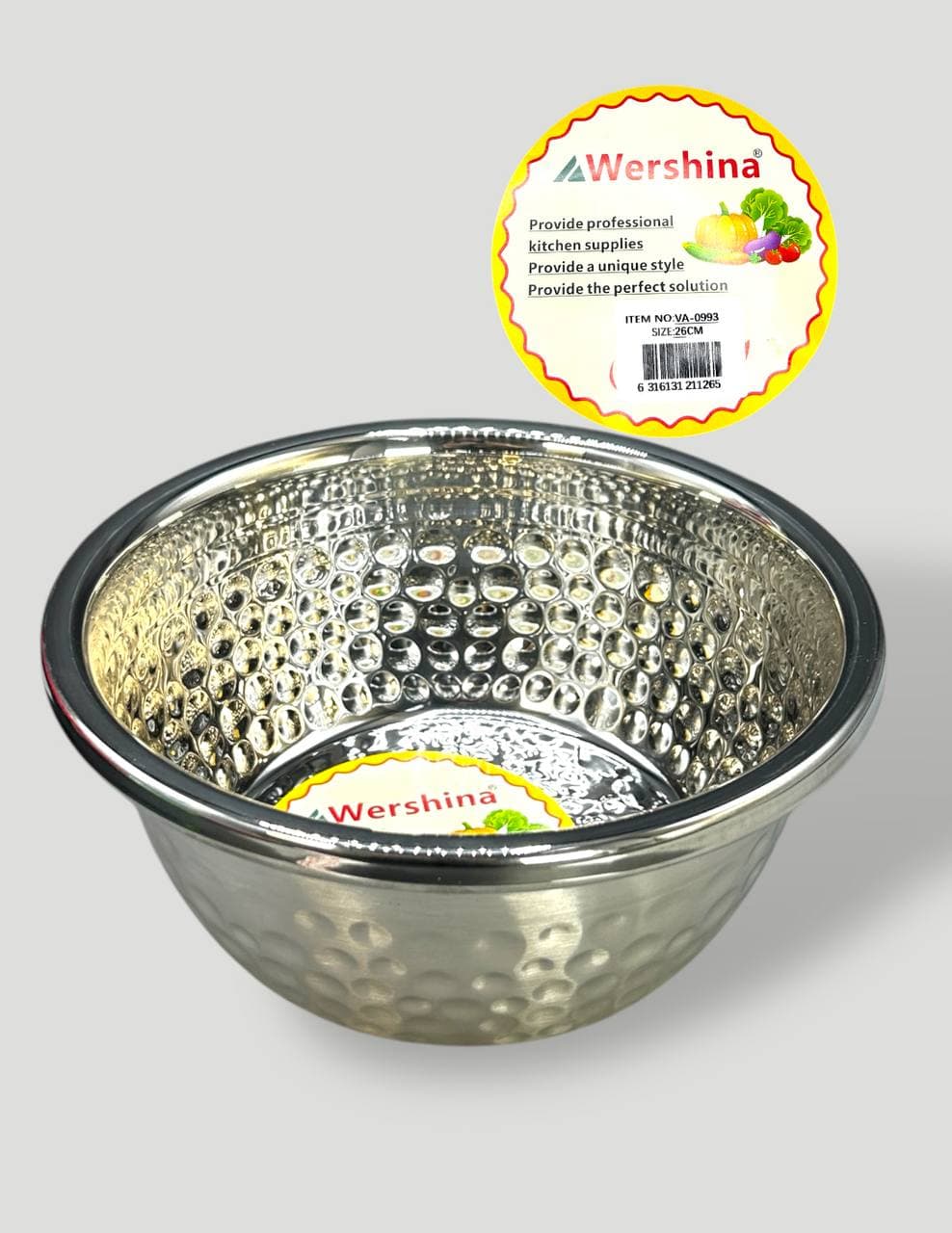 Миска Ø 22 см из нержавеющей стали Wershina